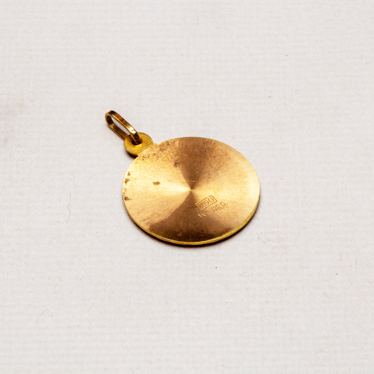 Vintage 18ct Gold Madonna Pendant Charm