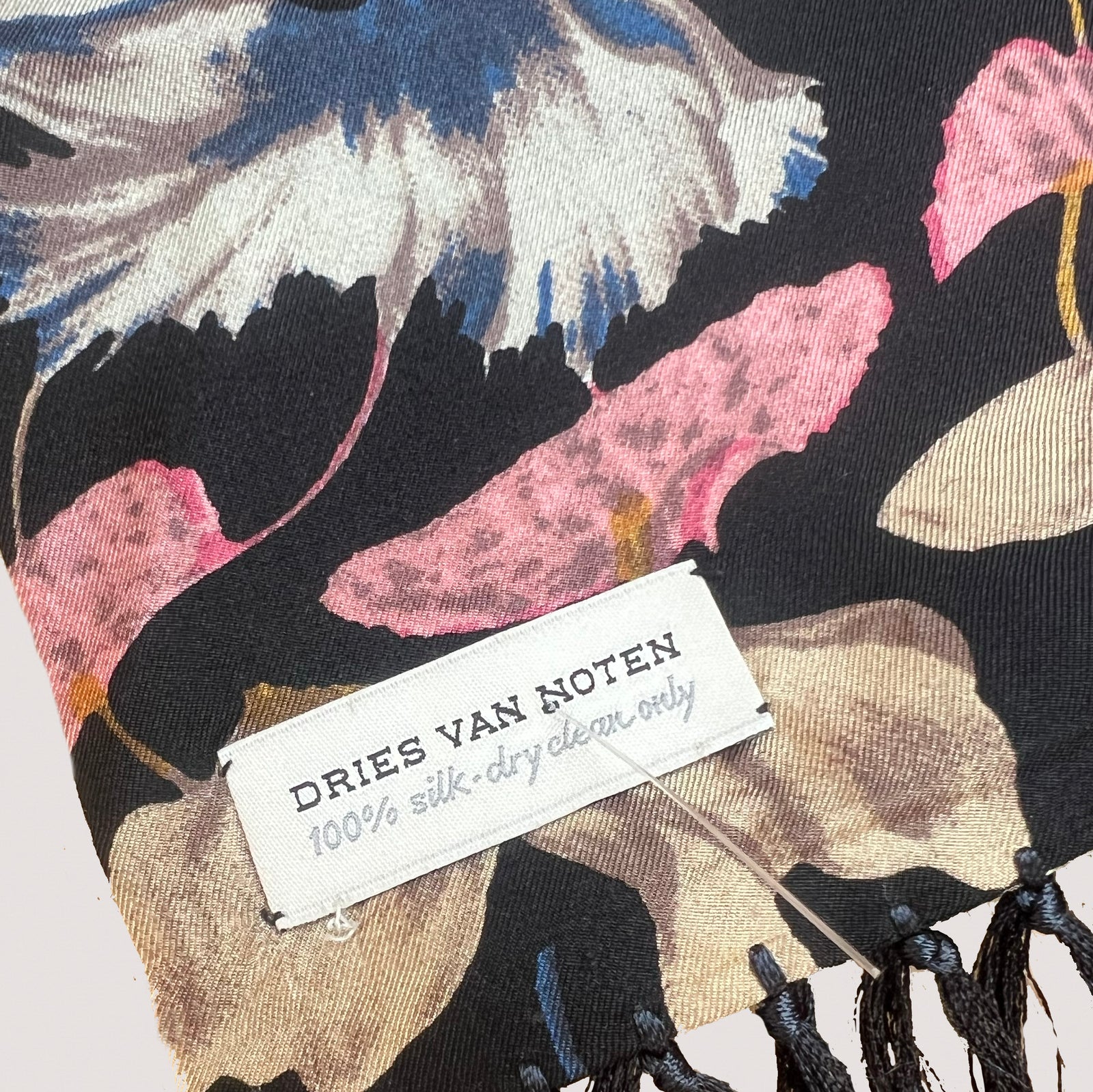 Vintage Dries van Notten Silk Scarf