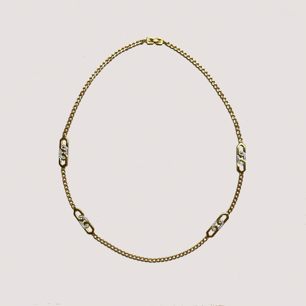 Vintage Givenchy Gold Chain Necklace