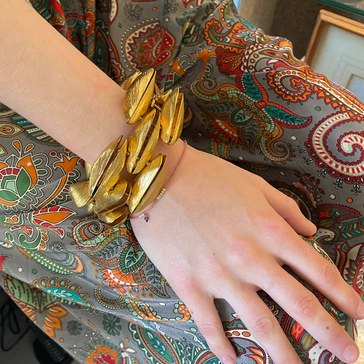Vintage Van Der Straeten Shell Bracelet