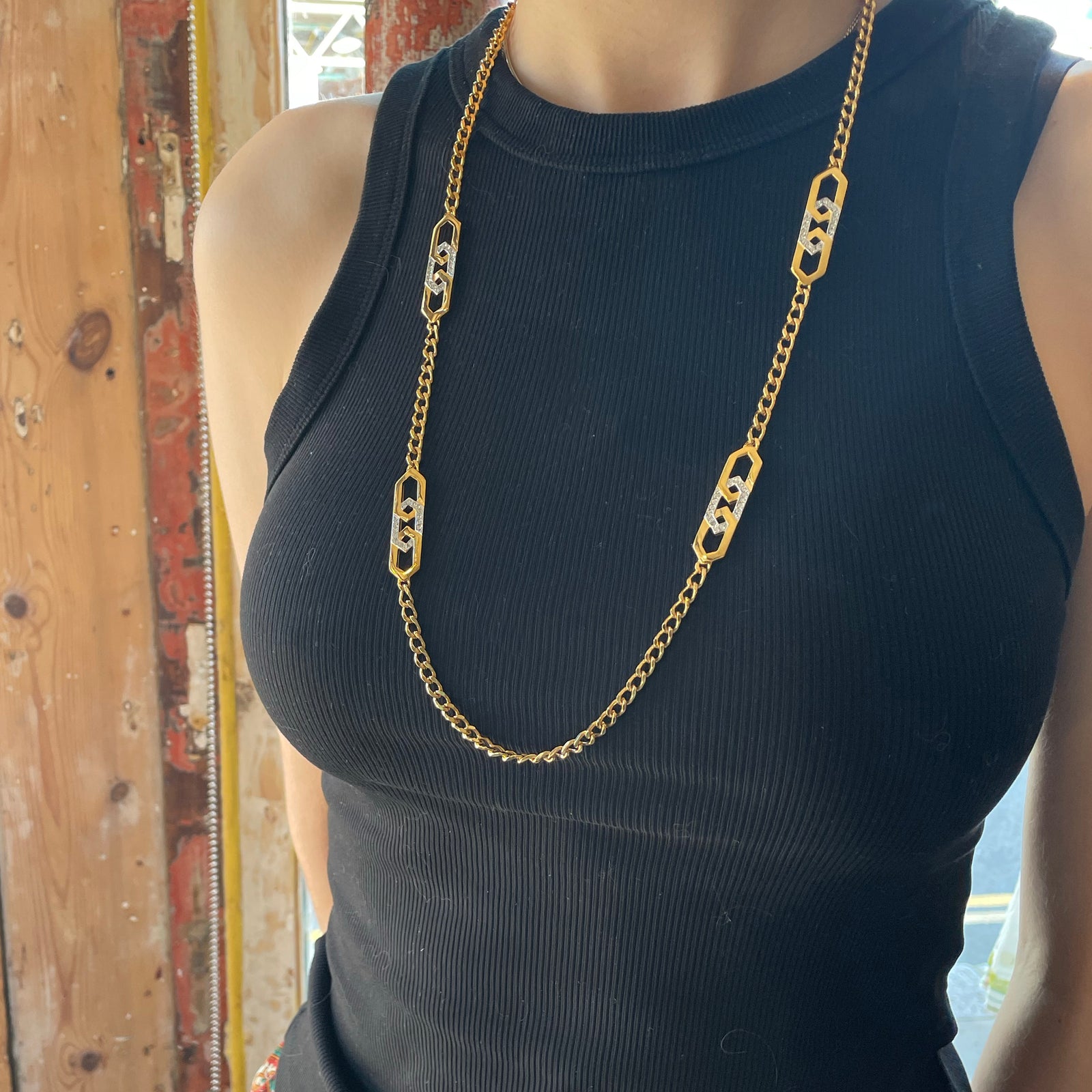 Vintage Givenchy Gold Chain Necklace