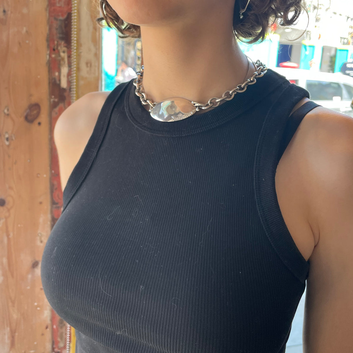 Vintage Givenchy Silver Chain Necklace
