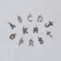 Diamond Letter Pendants #2
