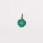 Vintage Stephen Webster Silver Chrysoprase Pendant