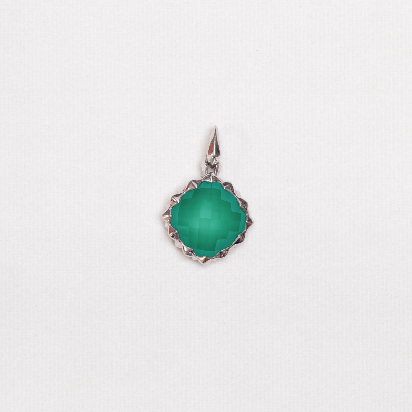 Vintage Stephen Webster Silver Chrysoprase Pendant