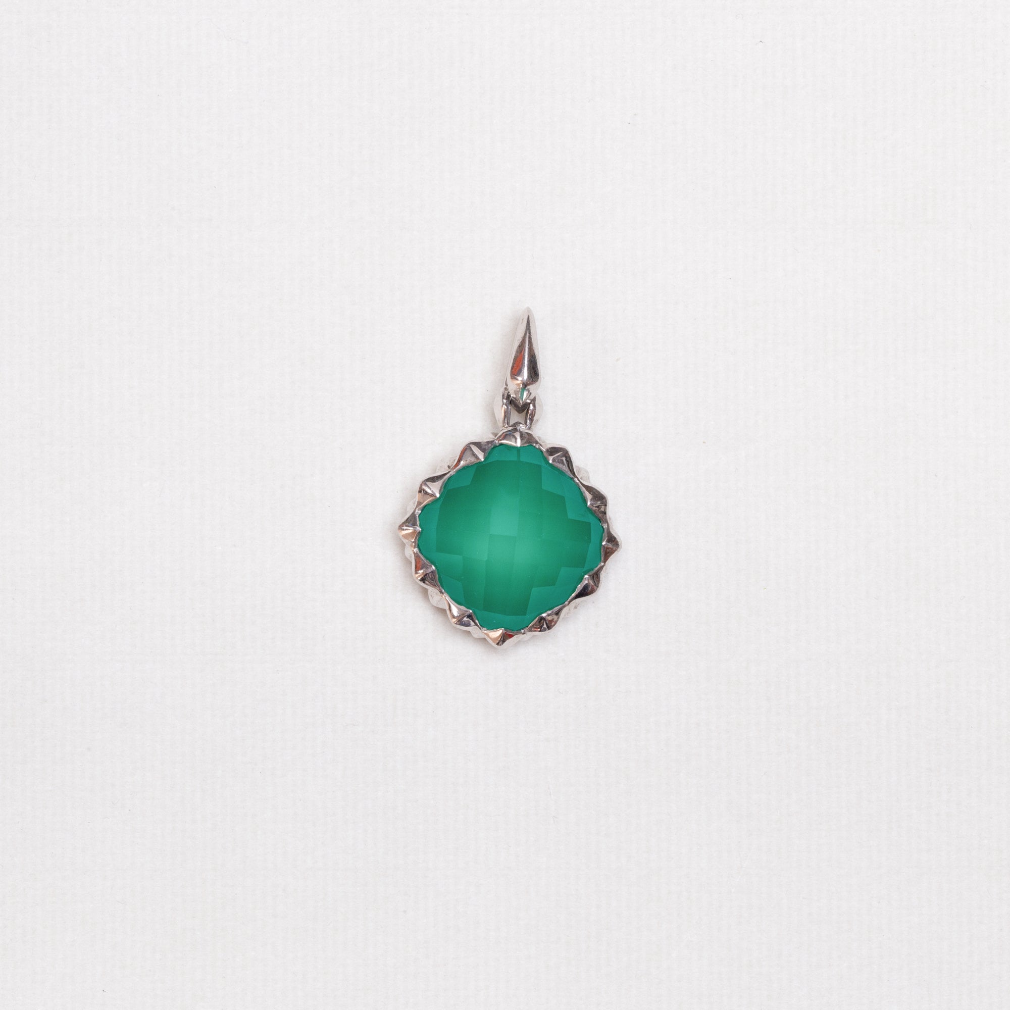 Vintage Stephen Webster Silver Chrysoprase Pendant