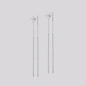 Florentine Finish Double Magic Wand Earrings