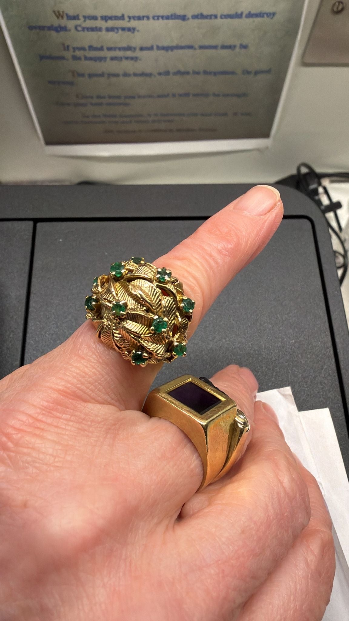 1970s gold ring