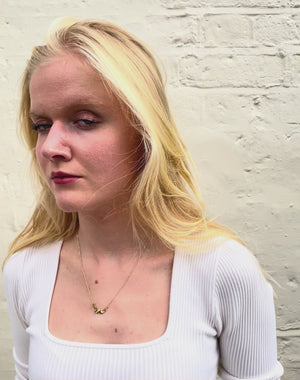 Vintage Sia Taylor 'Golden Meadow' Necklace
