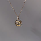 Vintage 9ct Gold Taurus Pendant Charm