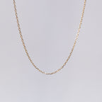 9ct gold cable link chain