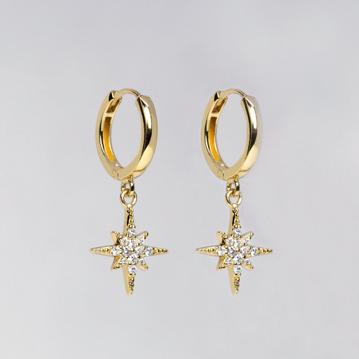 Scream Pretty Starburst Hoop Earrings
