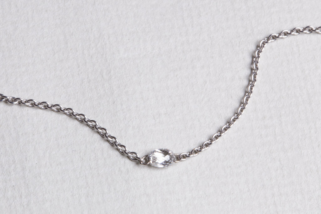White Gold Diamond Necklace