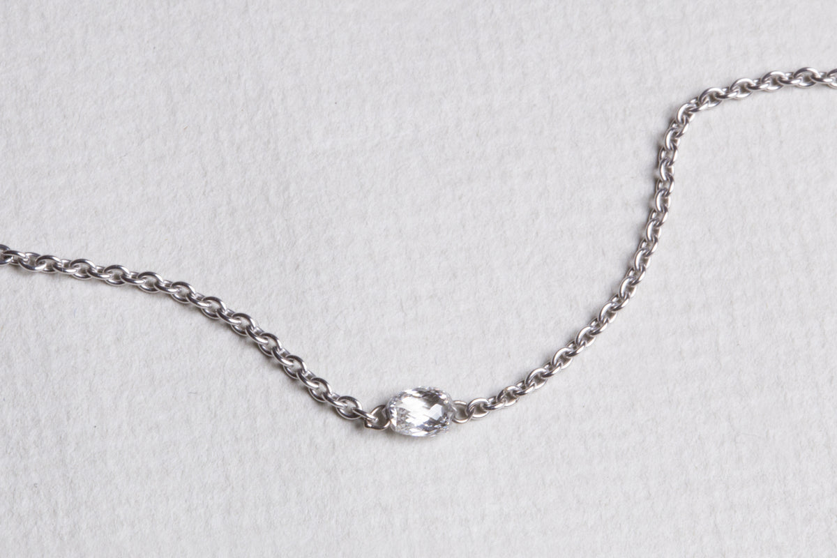 White Gold Diamond Necklace