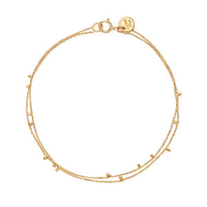 Gold Dust Double Strand Bracelet