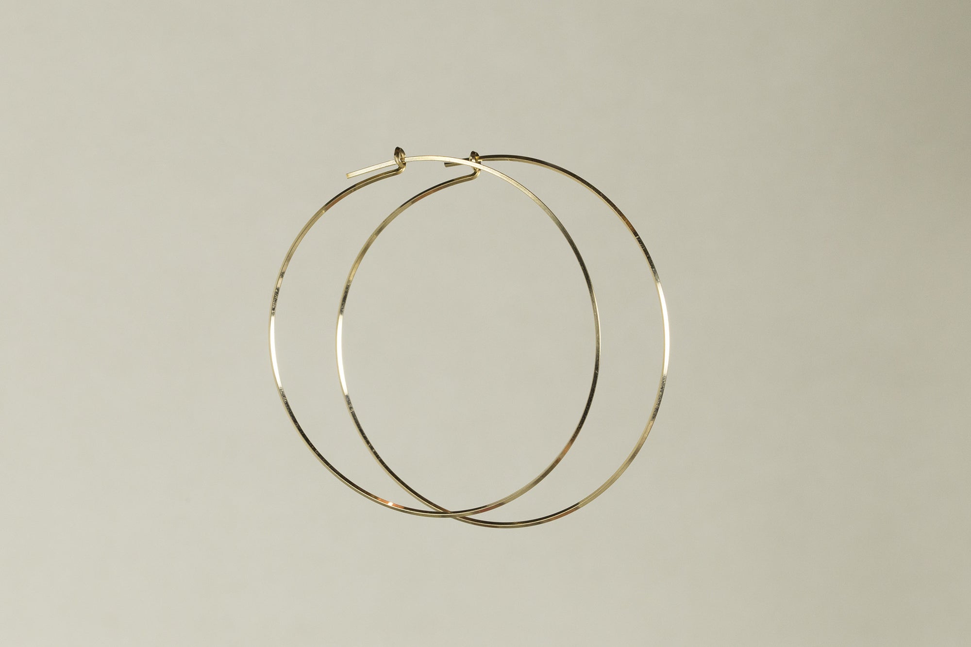 Simple Large Hoops