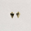 suitable for any occasion - diamond shaped gold studs