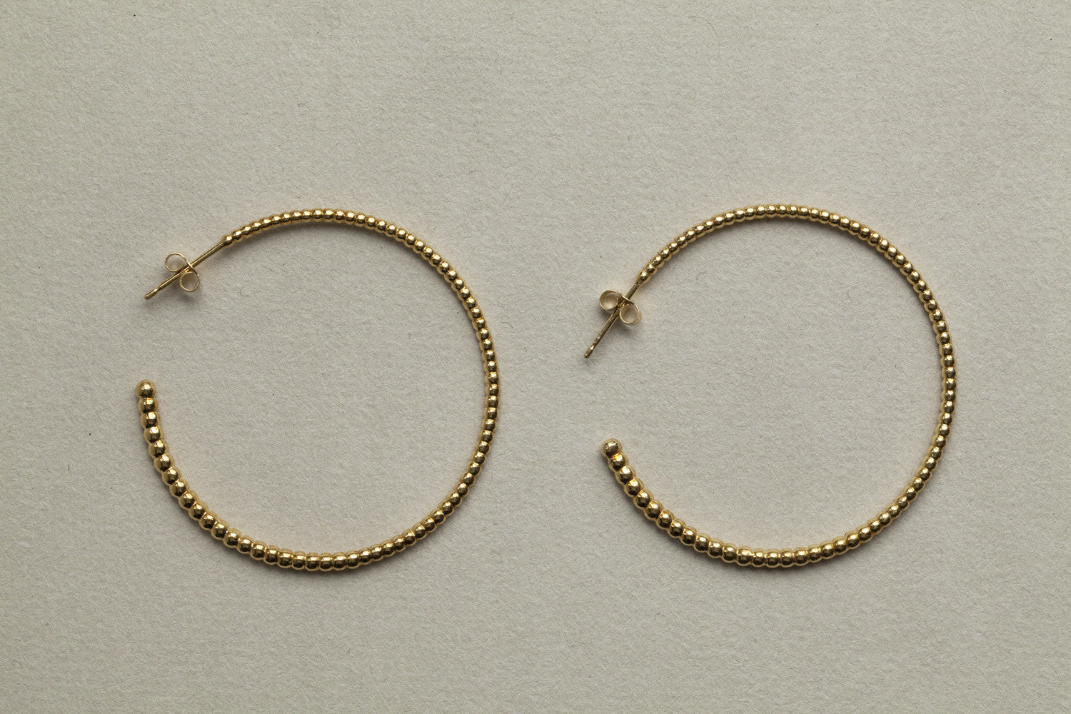 Laura Gravestock majestic large hoop earrings