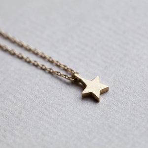 Tiny Cross, Star and Heart Necklaces