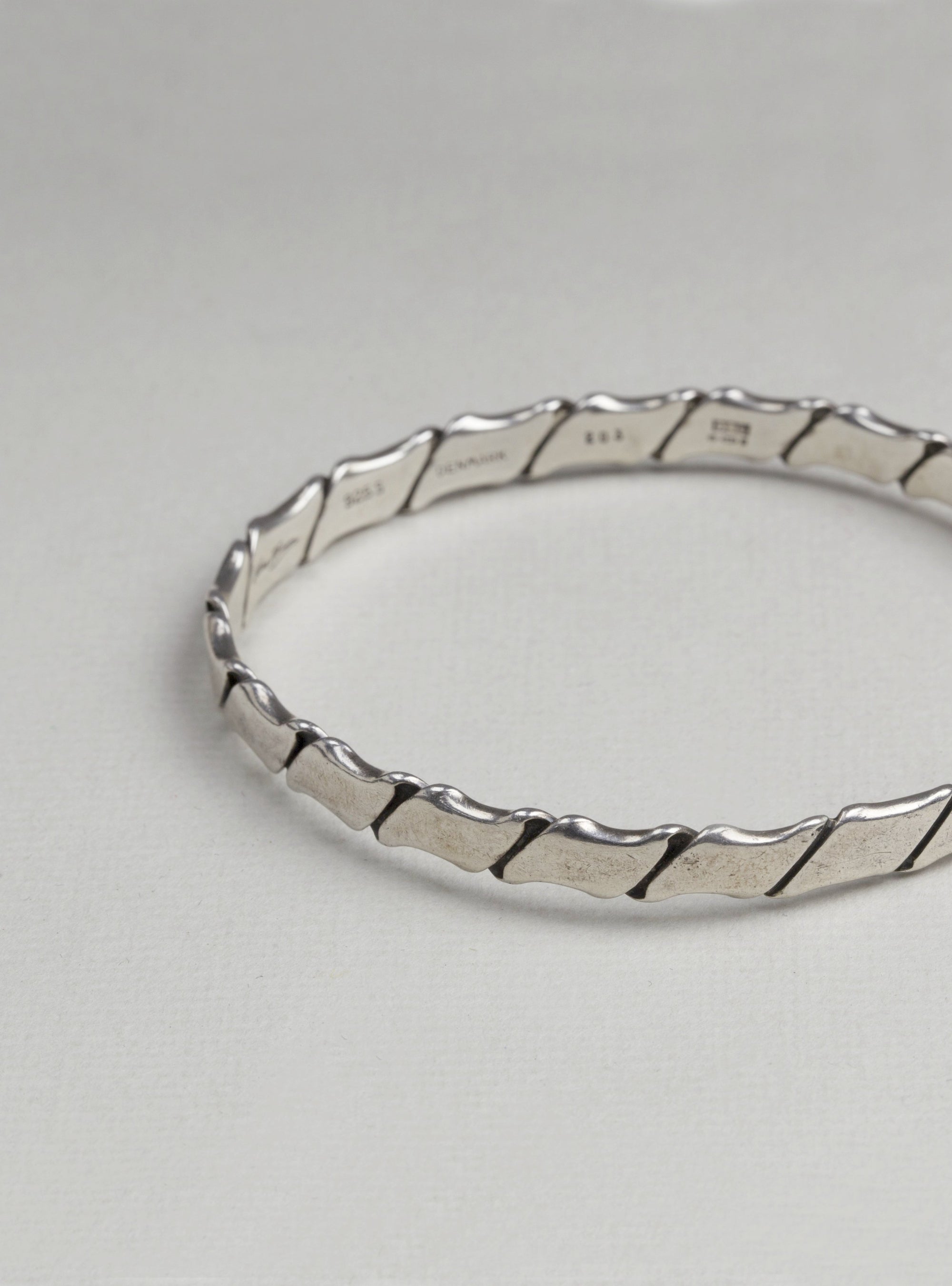 Vintage Sterling Silver bangle #203 by Hans Hansen