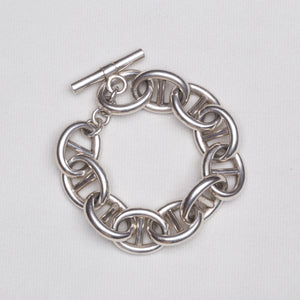 Vintage Sterling Silver Chain Bracelet