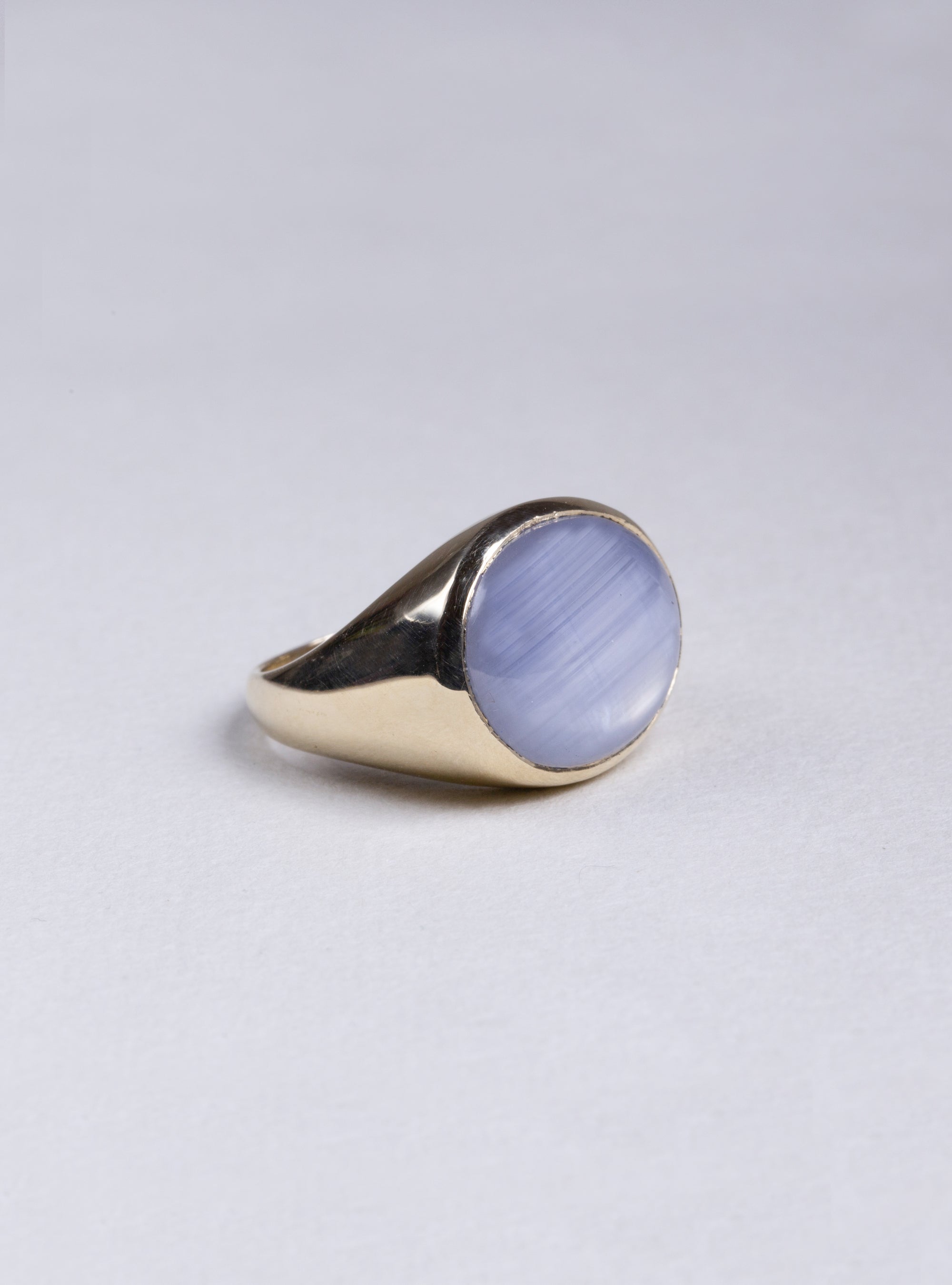 Star Sapphire Gold Ring