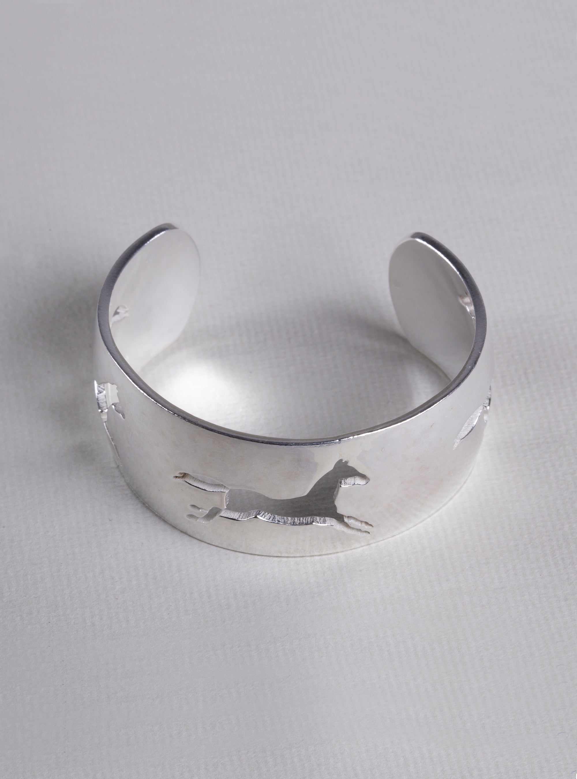 Vintage Sterling Silver Horse Bracelet