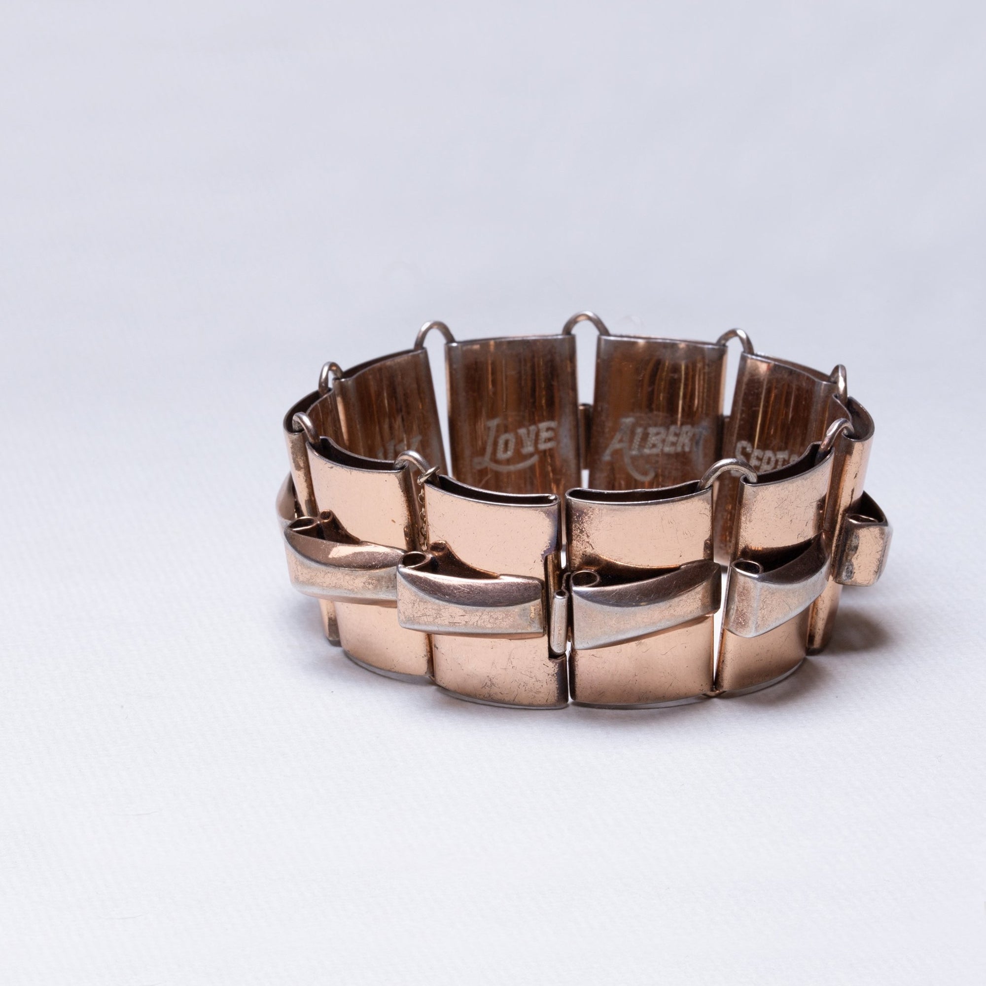 Vintage Brass "Albert" Bracelet