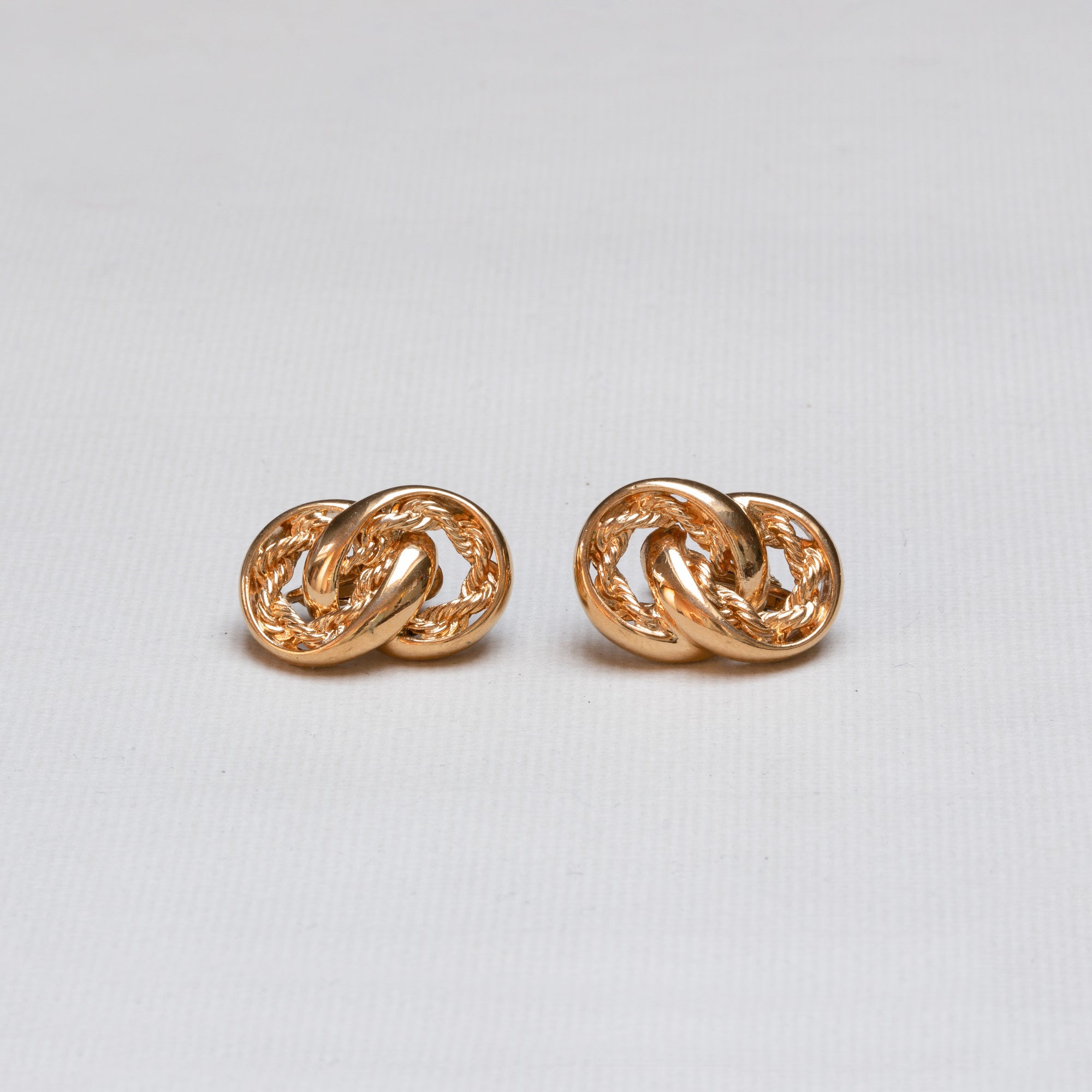 Vintage Gold Clip-on Earrings