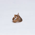 Sculptural Brass Ring & Bracelet