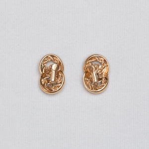 Vintage Gold Clip-on Earrings