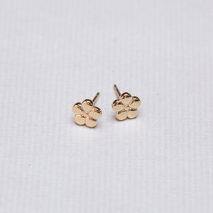 9ct Gold Cherry Blossom Flower Stud Earrings