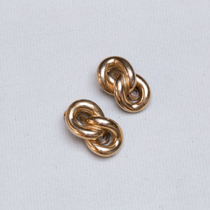 Vintage Gold Clip-on Earrings