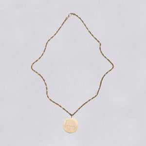 Astral Reversible Zodiac Necklace with Diamonds