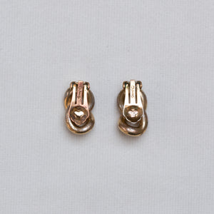 Vintage Gold Clip-on Earrings