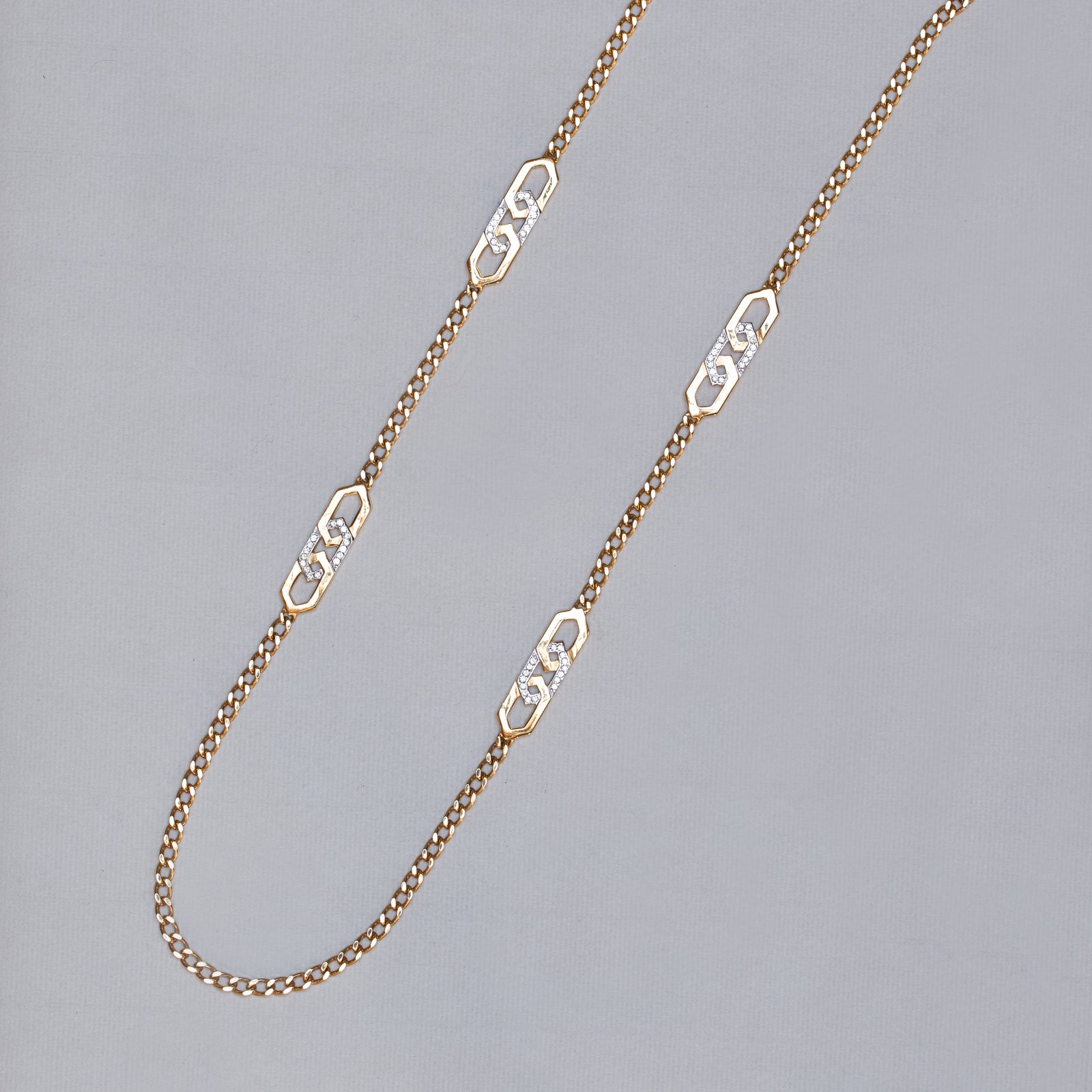 Vintage Givenchy Gold Chain Necklace