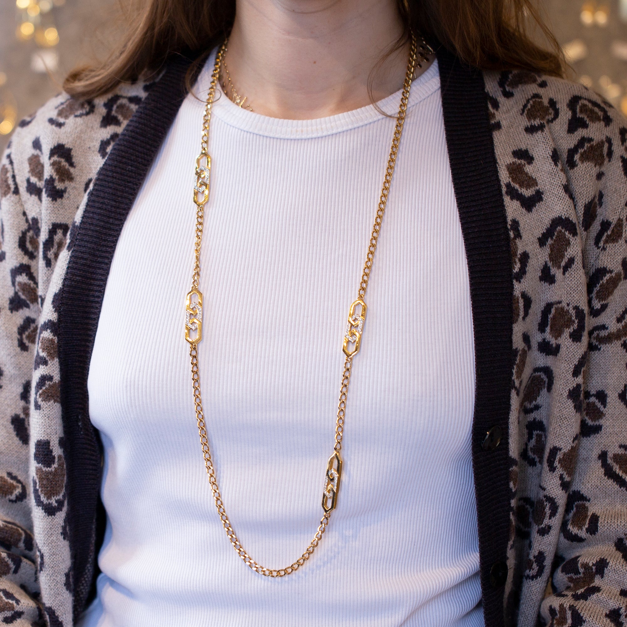 Vintage Givenchy Gold Chain Necklace