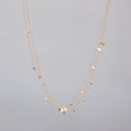 Tiny Dots Double Chain Necklace