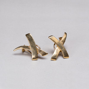 Vintage Tiffany Paloma's Graffiti X Earrings