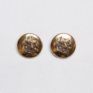 Vintage Hermes Clip-on Earrings