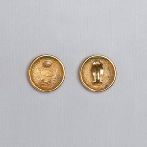 Vintage Chanel Gold Clip-on Earrings