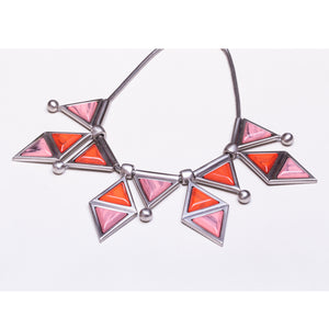 Vintage Geometric Sculptural Necklace