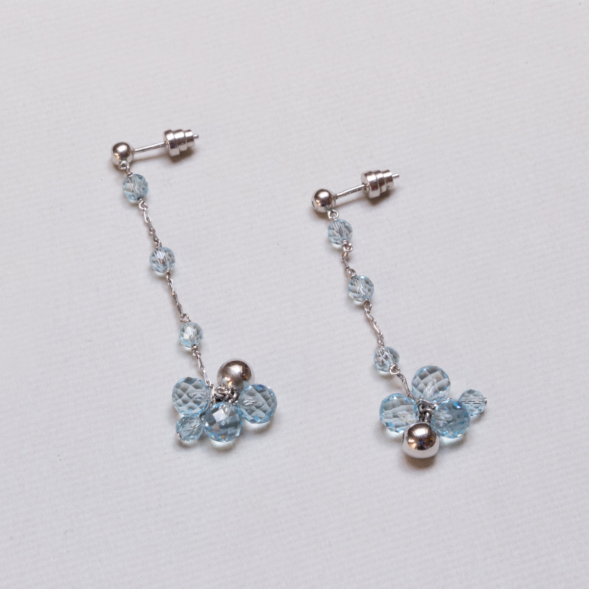 Vintage Flower Drop Earrings