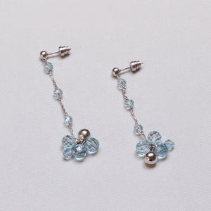 Vintage Flower Drop Earrings