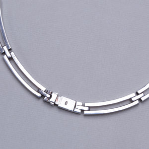 Vintage Sterling Silver Link Necklace