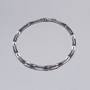 Vintage Sterling Silver Link Necklace