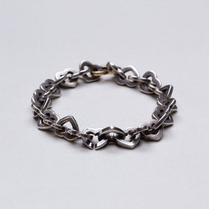 Vintage Sterling Silver Heart Bracelet