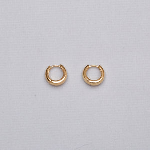 Bermuda Triangle Huggie Hoop Earrings