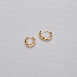 Bermuda Triangle Huggie Hoop Earrings