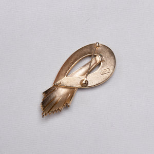 Vintage Trifari Gold Brooch